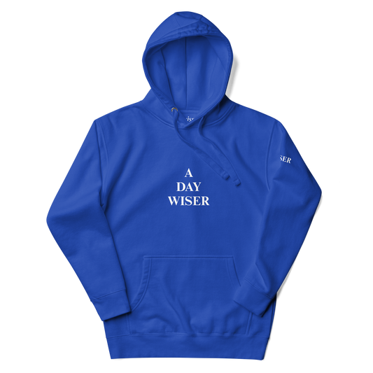 A DAY WISER HOODIE [BLUE]