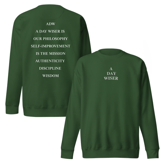 A DAY WISER SWEATSHIRT [GREEN]